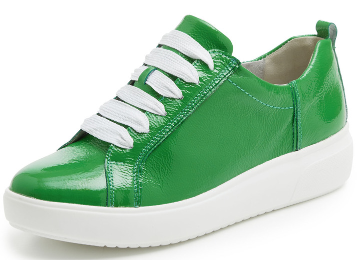 Komfortschuhe - Waldläufer, trendige Damen-Schnürschuhe, Weite H, mit herausnehmbarem Fußbett, in Größe 3 1/2 bis 8, in Farbe WEISS Ansicht 4