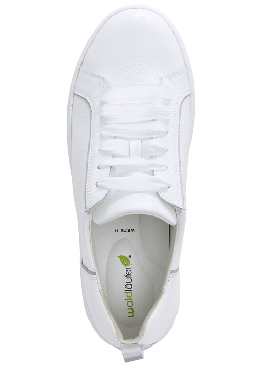 Komfortschuhe - Waldläufer, trendige Damen-Schnürschuhe, Weite H, mit herausnehmbarem Fußbett, in Größe 3 1/2 bis 8, in Farbe WEISS Ansicht 2