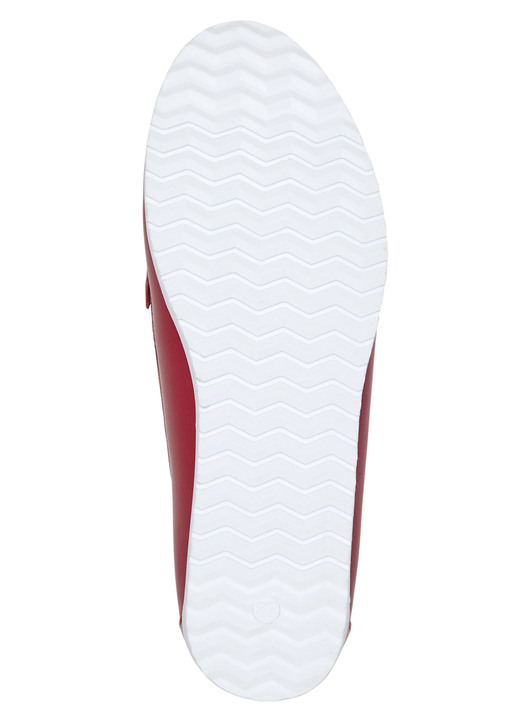 - Andrea Conti Mokassin-Slipper aus Nappaleder, in Größe 036 bis 042, in Farbe ROT Ansicht 3