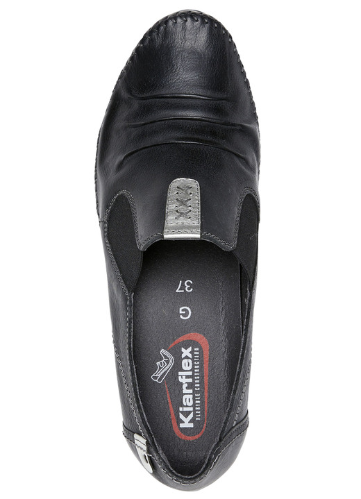 Komfortschuhe - ELENA EDEN, stilvolle Damen-Pumps, Weite G, mit herausnehmbares Fußbett, in Größe 036 bis 042, in Farbe SCHWARZ Ansicht 2