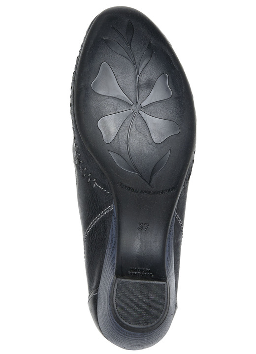 Komfortschuhe - ELENA EDEN, stilvolle Damen-Pumps, Weite G, mit herausnehmbares Fußbett, in Größe 036 bis 042, in Farbe SCHWARZ Ansicht 3