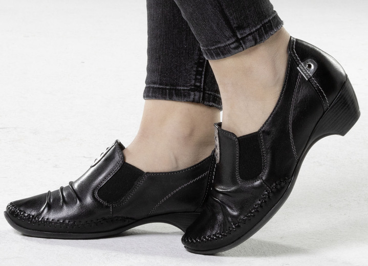 Komfortschuhe - ELENA EDEN, stilvolle Damen-Pumps, Weite G, mit herausnehmbares Fußbett, in Größe 036 bis 042, in Farbe BLAU Ansicht 8