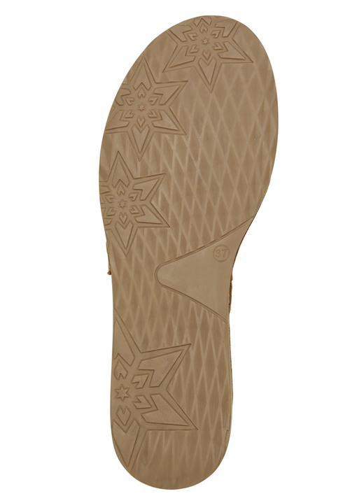 Komfortschuhe - ELENA EDEN Slipper aus Rind-Nappaleder, in Größe 036 bis 042, in Farbe COGNAC Ansicht 6