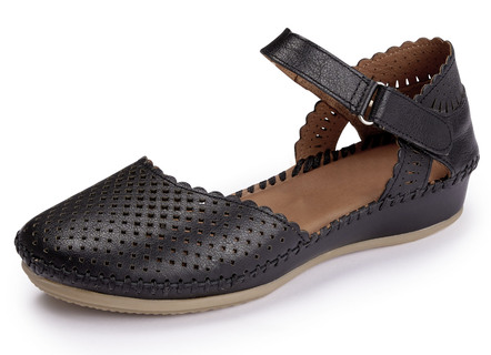 ELENA EDEN, sommerliche Damen-Sandalen, Weite G, aus Leder