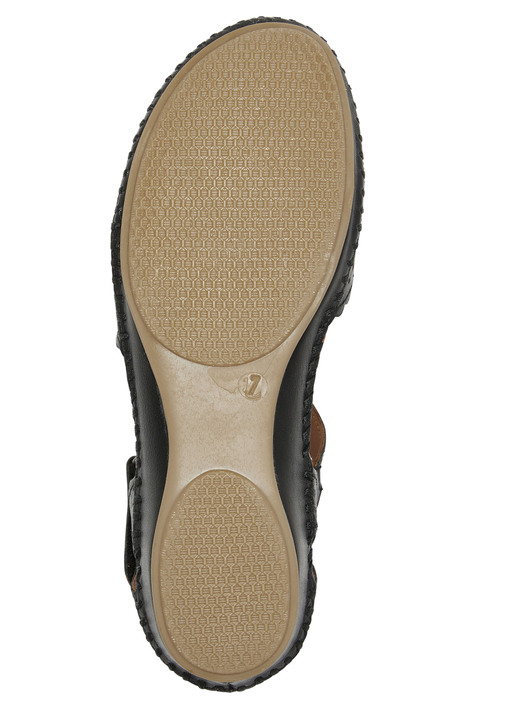 Komfortschuhe - ELENA EDEN, sommerliche Damen-Sandalen, Weite G, aus Leder, in Größe 036 bis 042, in Farbe WEISS Ansicht 7