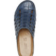 Komfortschuhe - Gemini, sommerliche Damen-Clogs, Weite G, mit Gummizug, in Größe 036 bis 042, in Farbe MARINE – Farbe MARINE – Ansicht 2