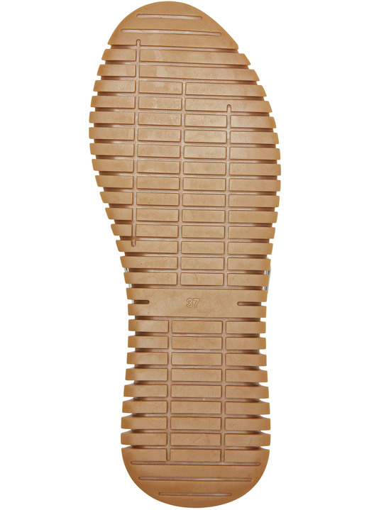 Komfortschuhe - Gemini Slipper mit luftigen Durchbrüchen, in Größe 036 bis 042, in Farbe WEISS Ansicht 3