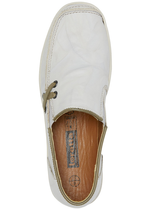 Komfortschuhe - ELENA EDEN Slipper mit Knitterstruktur, in Größe 036 bis 043, in Farbe ROT Ansicht 5