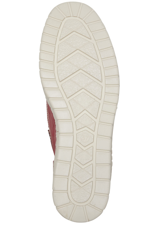 Komfortschuhe - ELENA EDEN Slipper mit Knitterstruktur, in Größe 036 bis 043, in Farbe ROT Ansicht 3