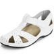 Komfortschuhe - ELENA EDEN, klassische Damen-Sandalen, Weite H, mit Klettverschluss, in Größe 036 bis 042, in Farbe WEISS – Farbe WEISS – Ansicht 1