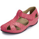 Komfortschuhe - ELENA EDEN, klassische Damen-Sandalen, Weite H, mit Klettverschluss, in Größe 036 bis 042, in Farbe WEISS – Farbe ROT – Ansicht 1