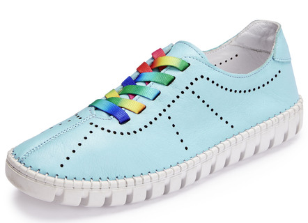 Gemini Schnürschuh mit Schnürsenkel in Regenbogen-Farben