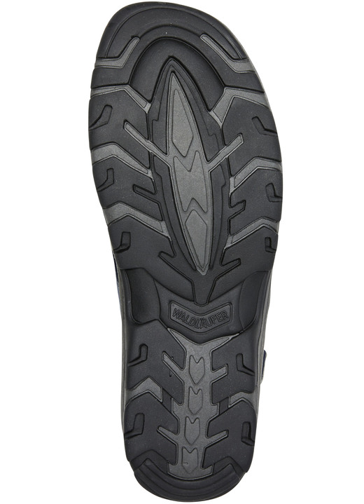 Komfortschuhe - Waldläufer, sportliche Damen-Sandalen, Weite H, mit herausnehmbarem Fußbett, in Größe 4 1/2 bis 9, in Farbe WEISS-BLAU-ROT Ansicht 7