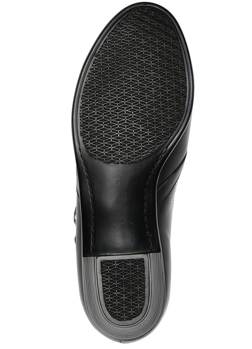 Komfortschuhe - ELENA EDEN, schicke Damen-Pumps, Weite H, aus Leder, in Größe 036 bis 042, in Farbe SCHWARZ Ansicht 3