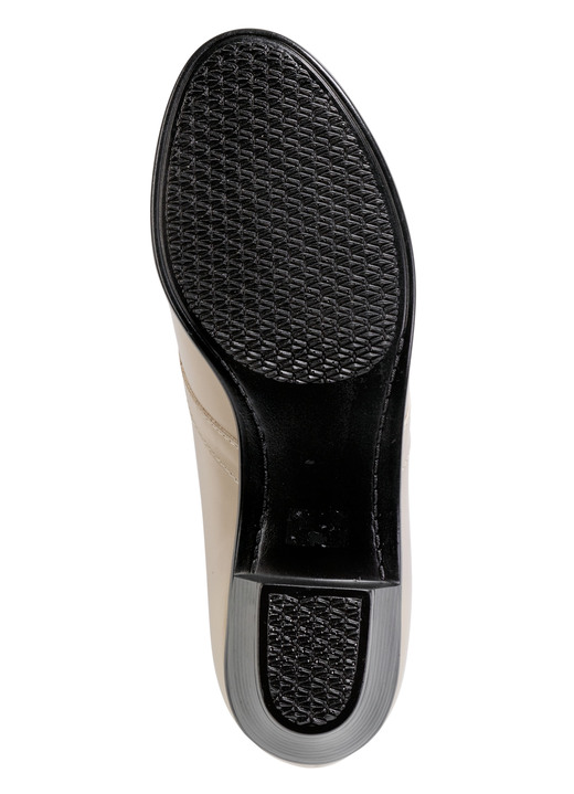 Komfortschuhe - ELENA EDEN, schicke Damen-Pumps, Weite H, aus Leder, in Größe 036 bis 042, in Farbe BEIGE Ansicht 3