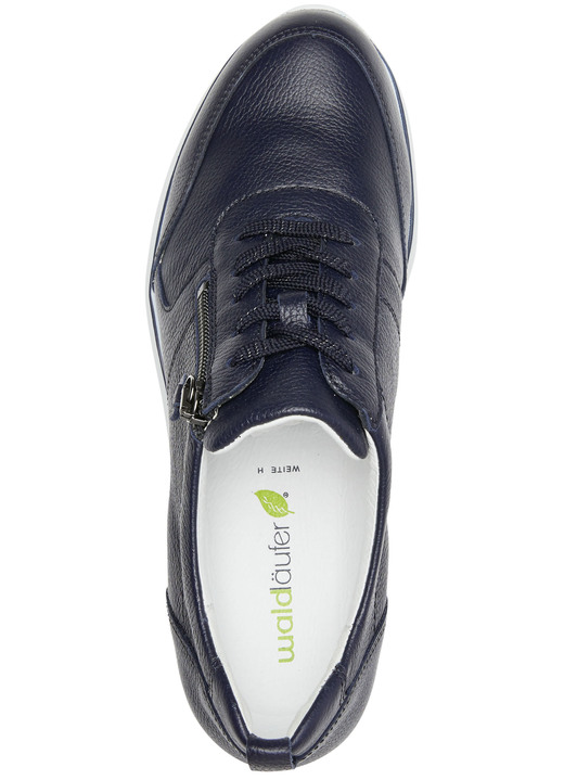 Komfortschuhe - Waldläufer, bequeme Damen-Sneaker, Weite H, mit herausnehmbarem Fußbett, in Größe 3 1/2 bis 8, in Farbe NACHTBLAU Ansicht 2