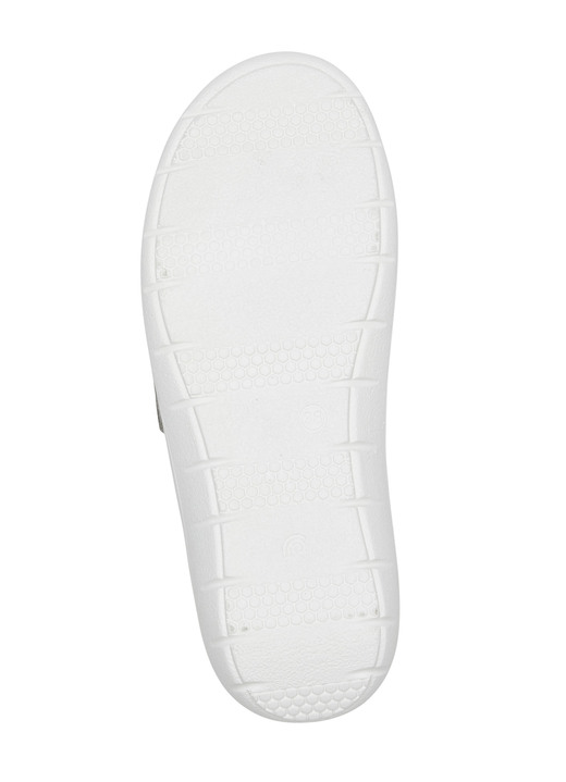 - ELENA EDEN Pantolette mit Klettspange, in Größe 036 bis 042, in Farbe HELLGRAU-BUNT Ansicht 3