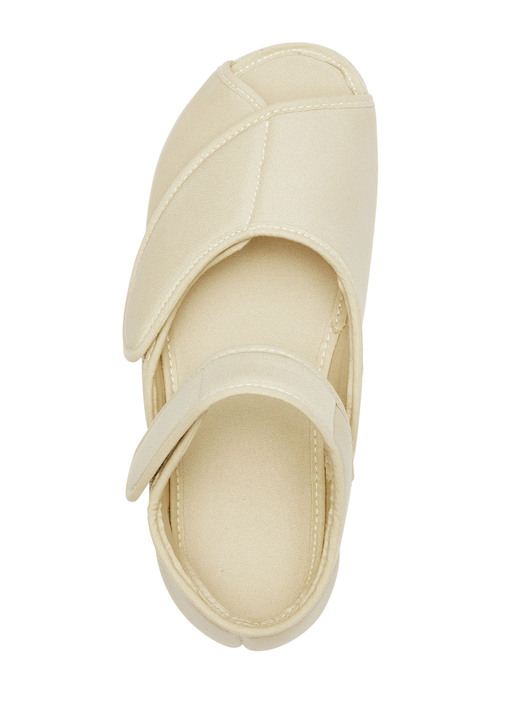 Komfortschuhe - Klett-Sandale aus elastischem Textilmaterial, in Größe 035 bis 042, in Farbe MARINE Ansicht 5