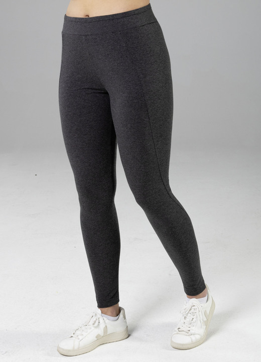 Freizeithosen - Leggings von „Plantier“ in 3 Farben, in Größe 036 bis 054, in Farbe SCHWARZ Ansicht 3