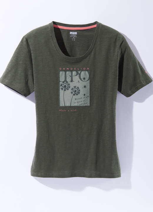 Freizeitanzüge - Shirt von „LPO“ in 3 Farben, in Größe 036 bis 048, in Farbe OLIV Ansicht 1
