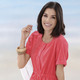 Strandmode - Frottier-Kleid mit durchgehender Knopfleiste – Farbe KORALLE – Ansicht 2 Strandmode - Frottier-Kleid mit durchgehender Knopfleiste, in Größe 038 bis 054, in Farbe KORALLE – Farbe KORALLE – Ansicht 2