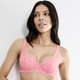 Bügel-BH - Triumph Amourette Bügel-BH mit Elastikspitze, in Größe 075 bis 095, in Cup A, in Farbe PISTAZIE – Farbe FLAMINGO – Ansicht 1