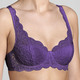 Bügel-BH - Triumph Amourette Bügel-BH mit Elastikspitze – Farbe VIOLA – Ansicht 5 Bügel-BH - Triumph Amourette Bügel-BH mit Elastikspitze, in Größe 075 bis 095, in Cup C, in Farbe SCHWARZ – Farbe VIOLA – Ansicht 5