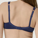 Soft-BH - Naturana BH mit Satinblende am Dekolleté, in Größe 075 bis 095, in Cup A, in Farbe PUDER – Farbe MARINE – Ansicht 3