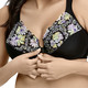Bügel-BH - Glamorise Bügel-BH mit Floraldessin – Farbe SCHWARZ-BUNT – Ansicht 2 Bügel-BH - Glamorise Bügel-BH mit Floraldessin, in Größe 075 bis 115, in Cup B, in Farbe SCHWARZ-BUNT – Farbe SCHWARZ-BUNT – Ansicht 2