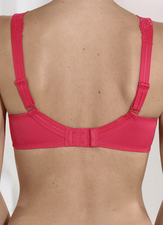 Bügel-BH - LingaDore Bügel-BH mit elastischer Spitze, in Größe 075 bis 105, in Cup B, in Farbe ROT Ansicht 6