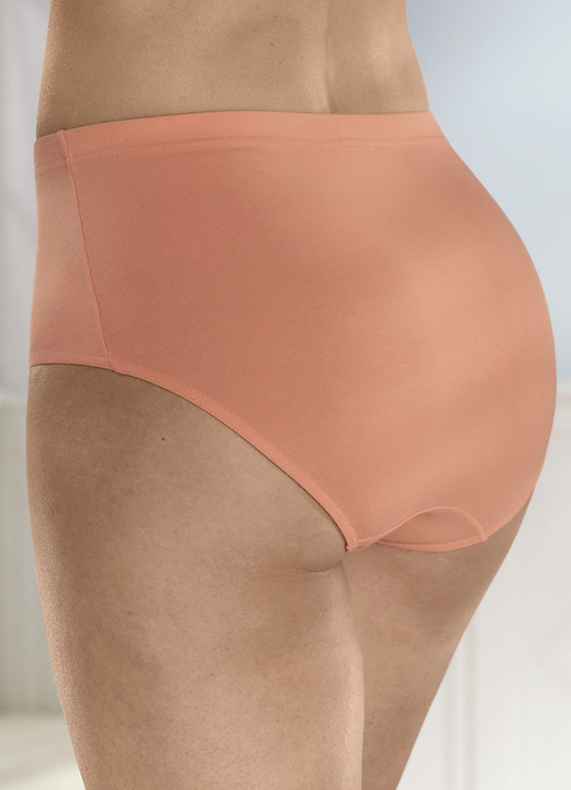 Slips - Viererpack Slips mit Gummizug im Bund, in Größe 038 bis 056, in Farbe MANDARINE Ansicht 2