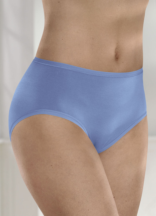 Slips - Speidel Dreierpack Slips mit flachen, elastischen Abschlüssen, in Größe 038 bis 050, in Farbe SCHWARZ Ansicht 6