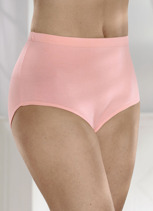 Slips - Fünferpack Slips mit Gummizug, in Größe 040 bis 062, in Farbe APRICOT Ansicht 1