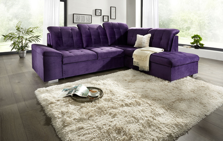 - Polsterecke mit Funktion, in Farbe LILA Ansicht 1