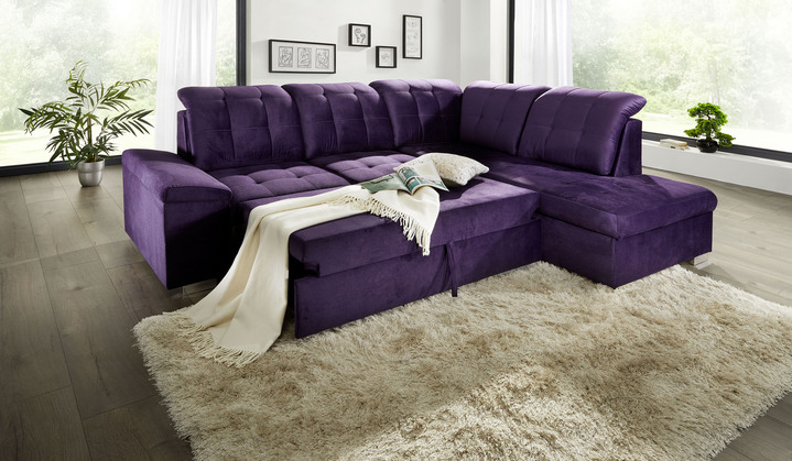 - Polsterecke mit Funktion, in Farbe LILA Ansicht 3