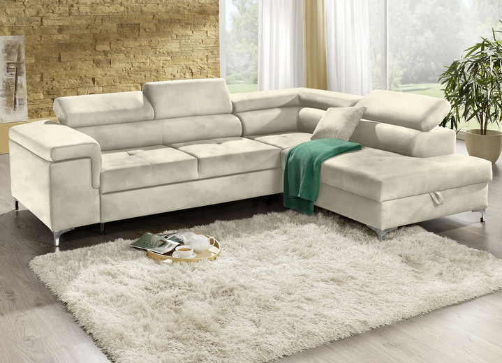 Funktions-Polstermöbel - Polsterecke mit Bettfunktion und Komfortschaum-Polsterung Ansicht 22 Funktions-Polstermöbel - Polsterecke mit Bettfunktion und Komfortschaum-Polsterung, in Farbe BEIGE Ansicht 22