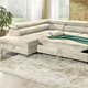 Funktions-Polstermöbel - Polsterecke mit Bettfunktion und Komfortschaum-Polsterung – Farbe BEIGE – Ansicht 2 Funktions-Polstermöbel - Polsterecke mit Bettfunktion und Komfortschaum-Polsterung, in Farbe BEIGE – Farbe BEIGE – Ansicht 2