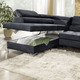 Funktions-Polstermöbel - Polsterecke mit Bettfunktion und Komfortschaum-Polsterung – Farbe ANTHRAZIT – Ansicht 3 Funktions-Polstermöbel - Polsterecke mit Bettfunktion und Komfortschaum-Polsterung, in Farbe BEIGE – Farbe ANTHRAZIT – Ansicht 3