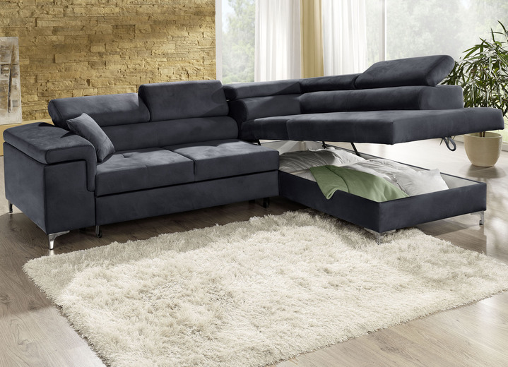 Funktions-Polstermöbel - Polsterecke mit Bettfunktion und Komfortschaum-Polsterung Ansicht 18 Funktions-Polstermöbel - Polsterecke mit Bettfunktion und Komfortschaum-Polsterung, in Farbe BEIGE Ansicht 18