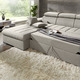 Funktions-Polstermöbel - Polsterecke mit Bettfunktion, in Farbe TERRA – Farbe CREME – Ansicht 2