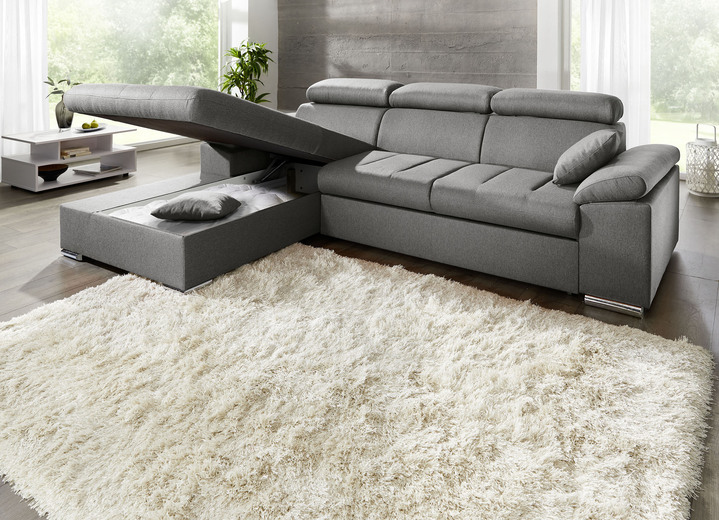 Funktions-Polstermöbel - Polsterecke mit Bettfunktion, in Farbe TERRA Ansicht 9