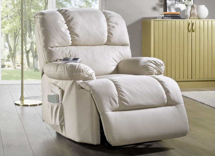 TV- & Relaxsessel - Relaxsessel mit komfortabler Kippfunktion Ansicht 4 TV- & Relaxsessel - Relaxsessel mit komfortabler Kippfunktion, in Farbe CREME, in Ausführung Relaxsessel, mechanisch verstellbar Ansicht 4