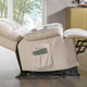 TV- & Relaxsessel - Relaxsessel mit komfortabler Kippfunktion – Farbe CREME – Ansicht 3 TV- & Relaxsessel - Relaxsessel mit komfortabler Kippfunktion, in Farbe CREME, in Ausführung Relaxsessel, mechanisch verstellbar – Farbe CREME – Ansicht 3