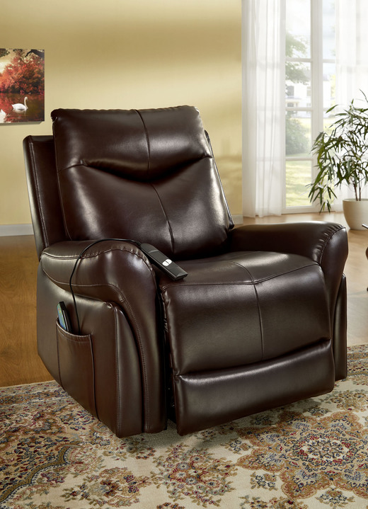 TV- & Relaxsessel - Bequemer Relaxsessel mit XXL-Sitzkomfort, in Farbe BRAUN, in Ausführung Relaxsessel Ansicht 1