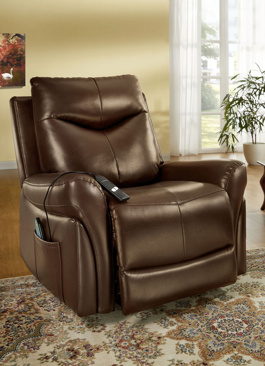TV- & Relaxsessel - Bequemer Relaxsessel mit XXL-Sitzkomfort Ansicht 6 TV- & Relaxsessel - Bequemer Relaxsessel mit XXL-Sitzkomfort, in Farbe COGNAC, in Ausführung Relaxsessel Ansicht 6