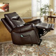 TV- & Relaxsessel - Bequemer Relaxsessel mit XXL-Sitzkomfort – Farbe BRAUN – Ansicht 2 TV- & Relaxsessel - Bequemer Relaxsessel mit XXL-Sitzkomfort, in Farbe COGNAC, in Ausführung Relaxsessel – Farbe BRAUN – Ansicht 2