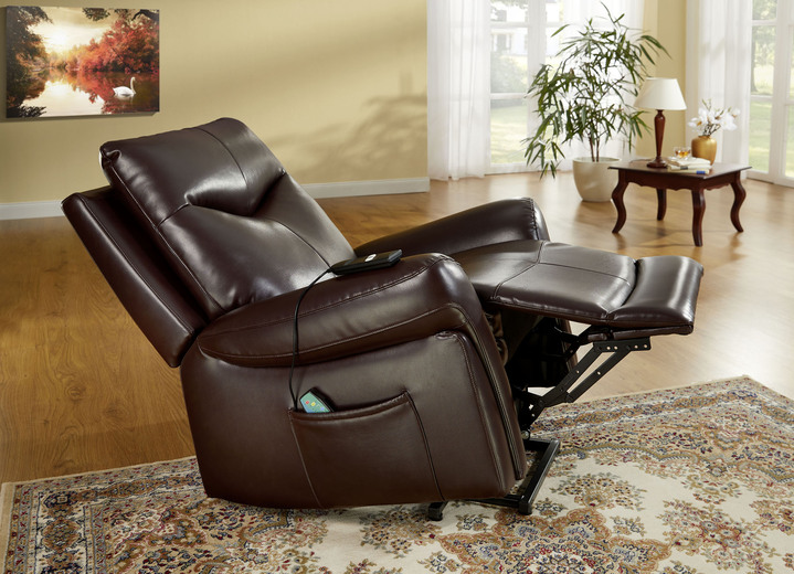TV- & Relaxsessel - Bequemer Relaxsessel mit XXL-Sitzkomfort, in Farbe COGNAC, in Ausführung Relax-Sessel Ansicht 5