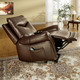 TV- & Relaxsessel - Bequemer Relaxsessel mit XXL-Sitzkomfort – Farbe COGNAC – Ansicht 2 TV- & Relaxsessel - Bequemer Relaxsessel mit XXL-Sitzkomfort, in Farbe COGNAC, in Ausführung Relaxsessel – Farbe COGNAC – Ansicht 2