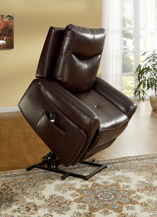 TV- & Relaxsessel - Bequemer Relaxsessel mit XXL-Sitzkomfort, in Farbe COGNAC, in Ausführung Relax-Sessel Ansicht 4