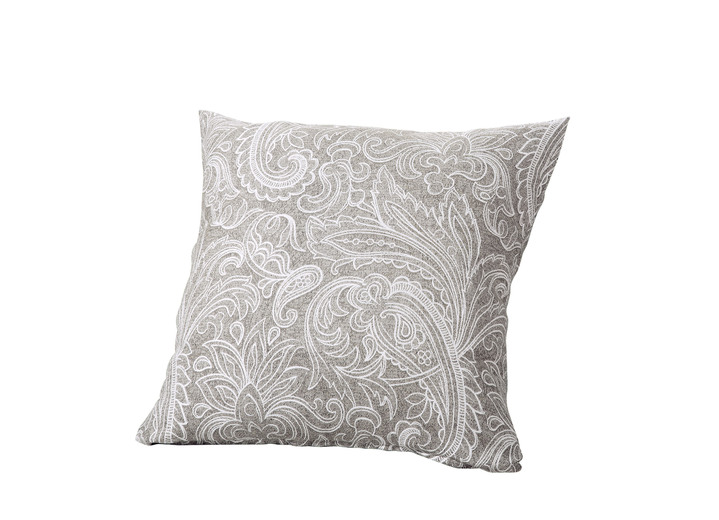 Kissenbezüge - Elegante Kissenbezüge mit Paisley-Dessin, in Größe 920 (Kissenbezug, 40x40 cm) bis 924 (Kissenbezug, 50x50 cm), in Farbe BRAUN Ansicht 1